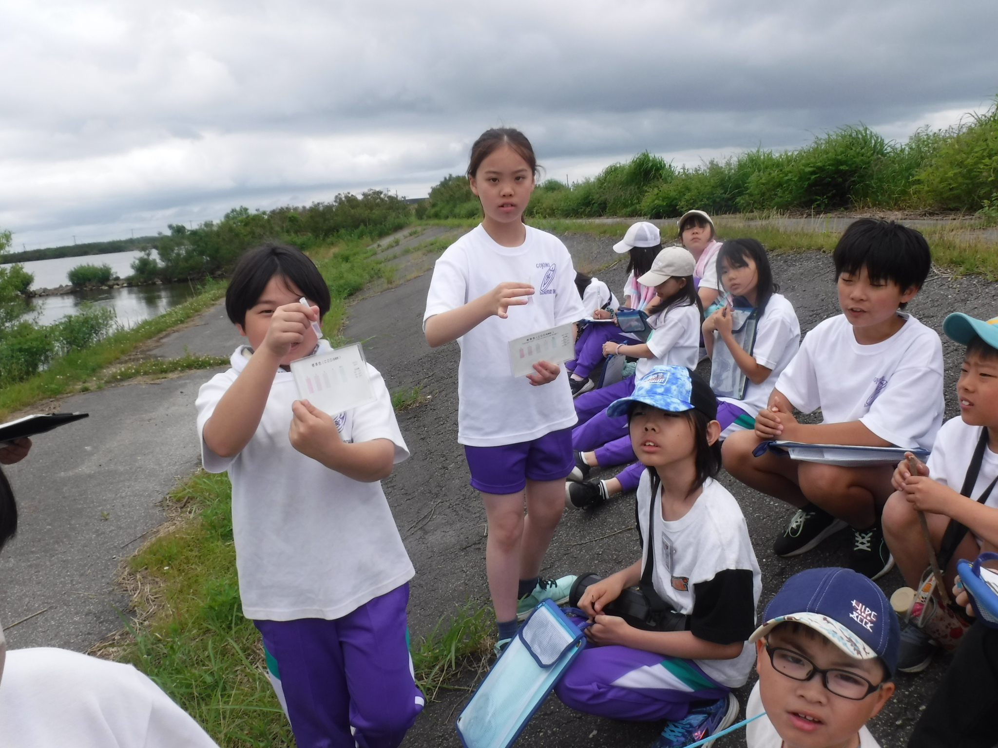 6月12日(木)　八郎湖の環境について学びました のサムネイル画像