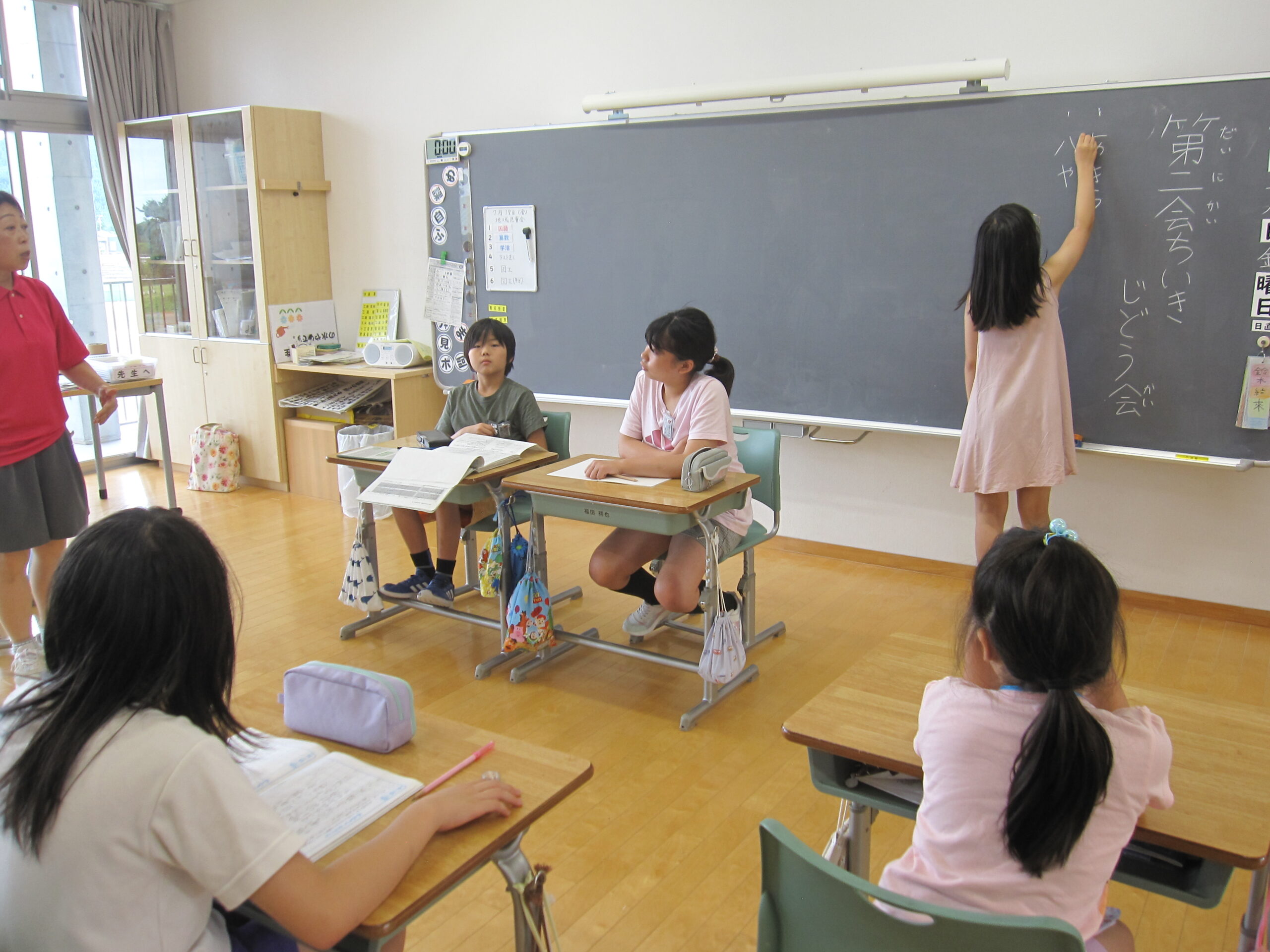 7月18日(金)　地域児童会が行われました のサムネイル画像