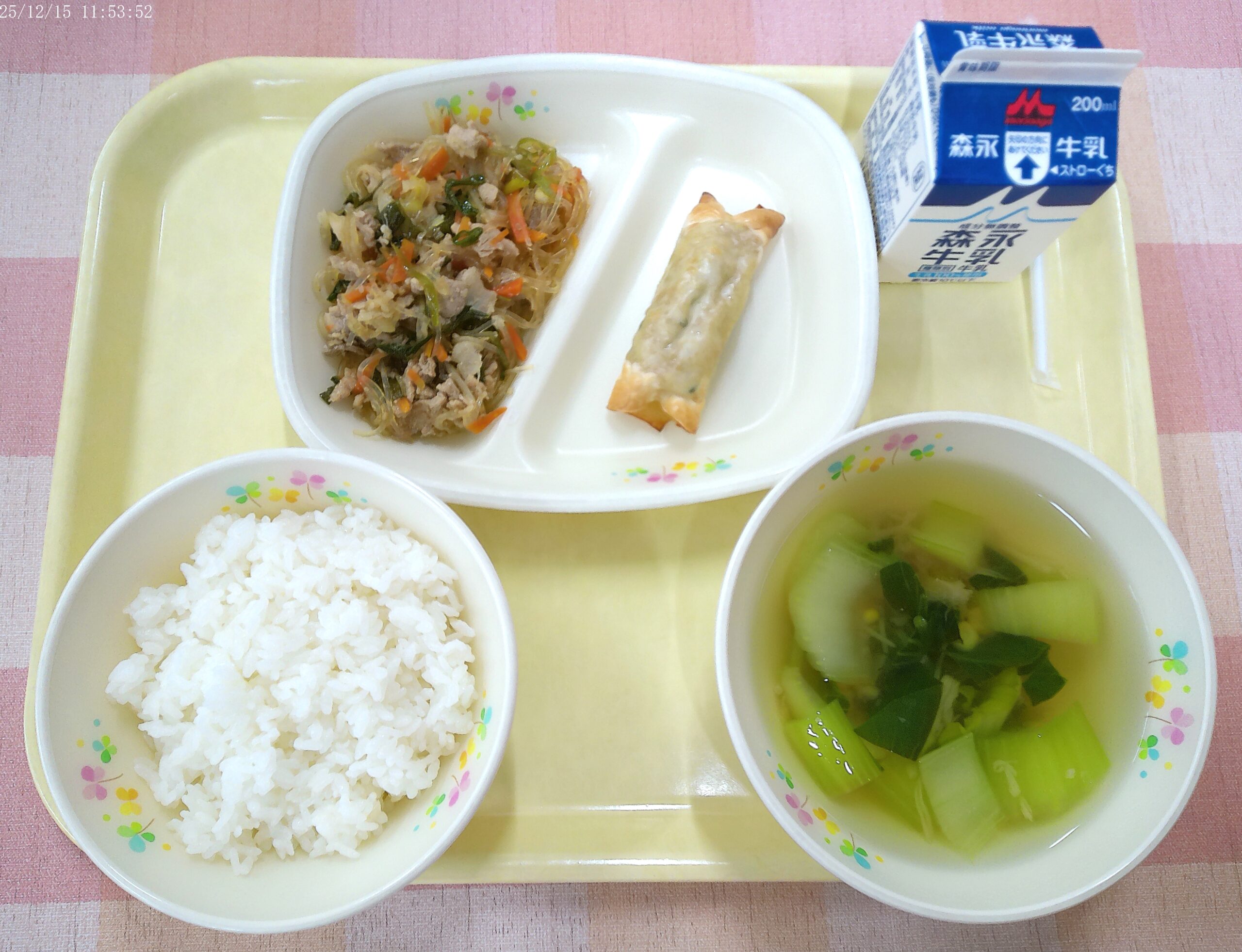 １２月１５日の給食写真です。 のサムネイル画像