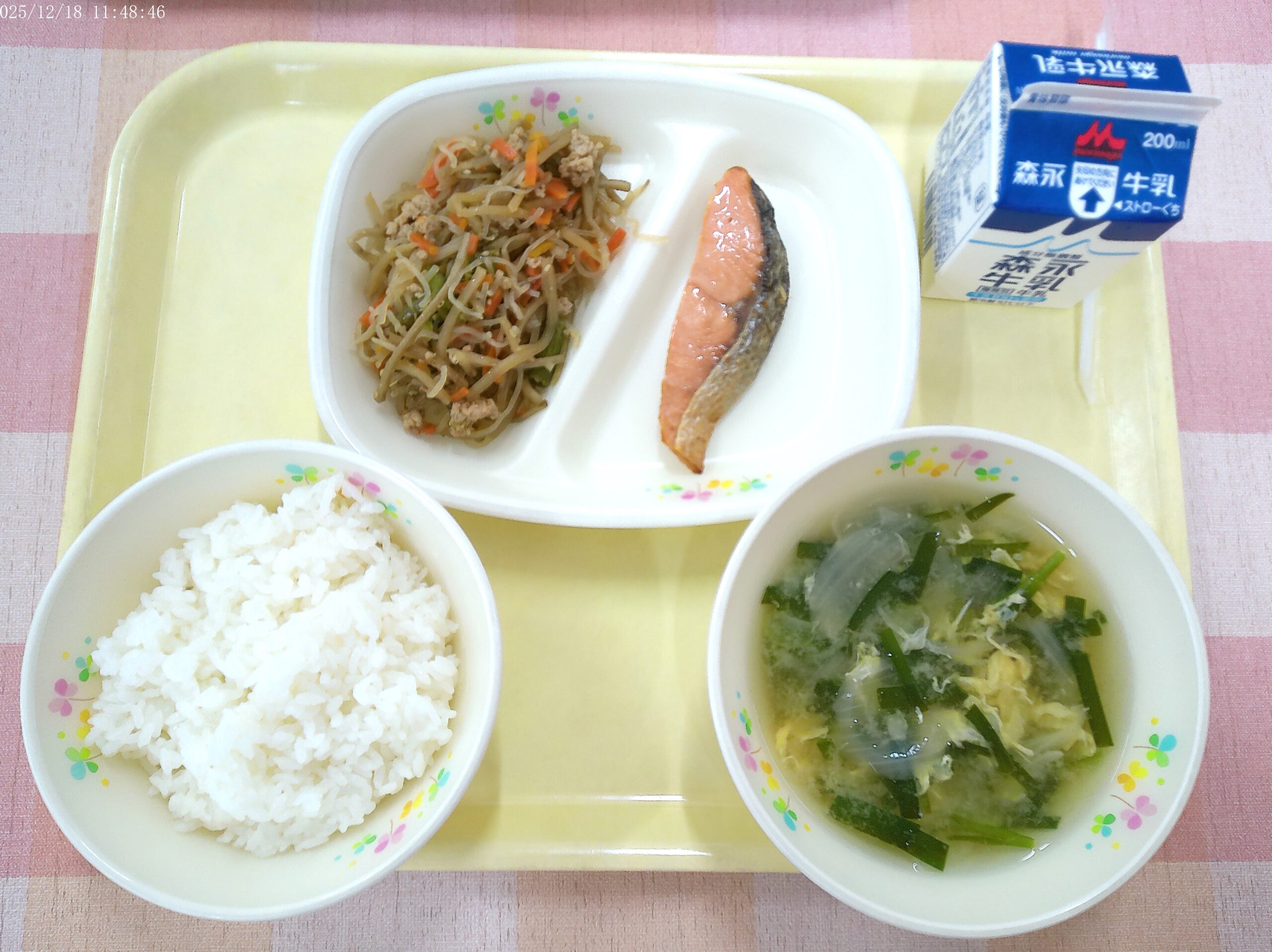 １２月１８日の給食写真です。 のサムネイル画像