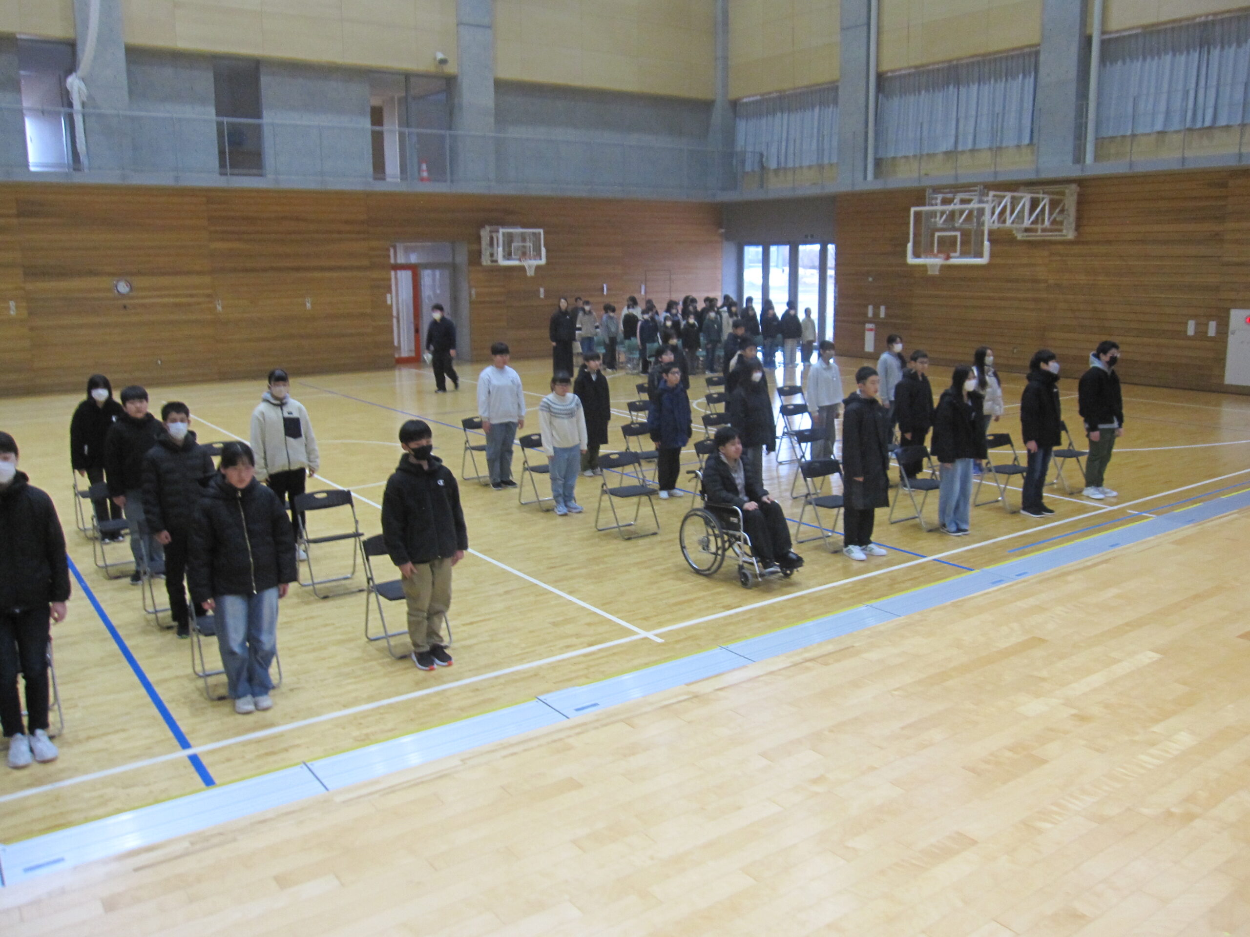 3月9日 卒業式合同練習が行われました のサムネイル画像